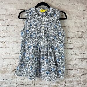 Roberta Roller Rabbit Women's Small Sanav Isola Top Cotton Blue Black White S